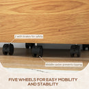 HOMCOM 2 Drawer Filing Cabinet With Adjustable Hanging Bars For A4 And Letter