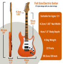 3rd Avenue Stateside Electric Guitar Pack - Canyon Orange