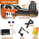 3rd Avenue Stateside Electric Guitar Pack - Canyon Orange