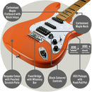 3rd Avenue Stateside Electric Guitar Pack - Canyon Orange