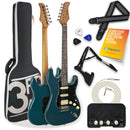 3rd Avenue Stateside Electric Guitar Pack - Delta Blue