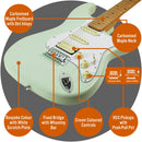 3rd Avenue Stateside Electric Guitar Pack - Liberty Green