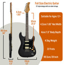 3rd Avenue Stateside Electric Guitar Pack - Rushmore Grey