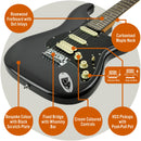 3rd Avenue Stateside Electric Guitar Pack - Rushmore Grey