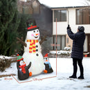 Outsunny Blow Up Christmas Inflatables With Flashing Projector Light