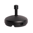 7Kg / 7 Litre Capacity Water Filled Garden Parasol Umbrella Base In Black