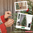 HOMCOM Christmas Tree, Full Spruce Xmas Tree, Easy Assembly