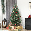 HOMCOM Christmas Tree, Full Spruce Xmas Tree, Easy Assembly