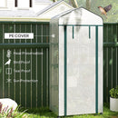 Outsunny Portable 4-Tier Mini Greenhouse Plant Grow House Shed W/ Cover