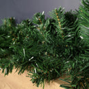 Premier 270cm (9ft) X 25cm Plain Green Christmas Garland Decoration