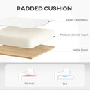 HOMCOM Office Chair, Swivel Desk Chair w/ Adjustable Height,