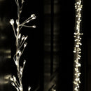 5.5m 880 LED Indoor Outdoor Christmas Door Lights in Warm White