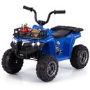 6V 4-Wheeler Quad Car with One-Button Start and Tread Tires-Navy