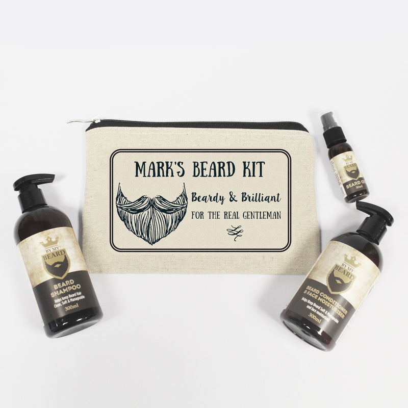 Personalised Beardy & Brilliant Beard Kit