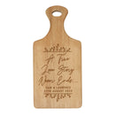 Personalised True Love Story Wooden Paddle Board