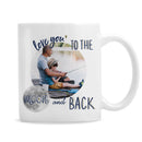 Personalised To The Moon & Back Photo Upload Mug