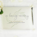 Personalised In Loving Memory Guest Book & Pen