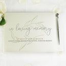 Personalised In Loving Memory Guest Book & Pen