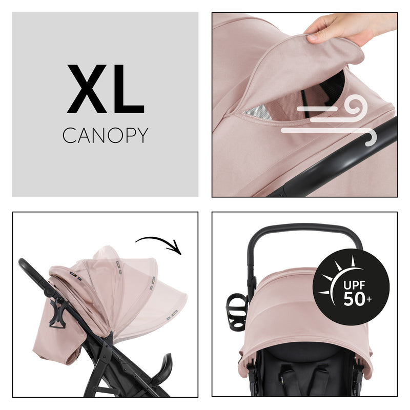 Hauck Rapid 4D Pushchair - Dusty Rose