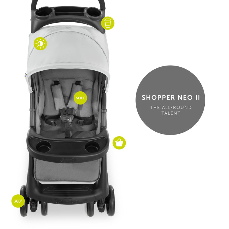 Hauck Shopper Neo II Pushchair Grey - Main Image
