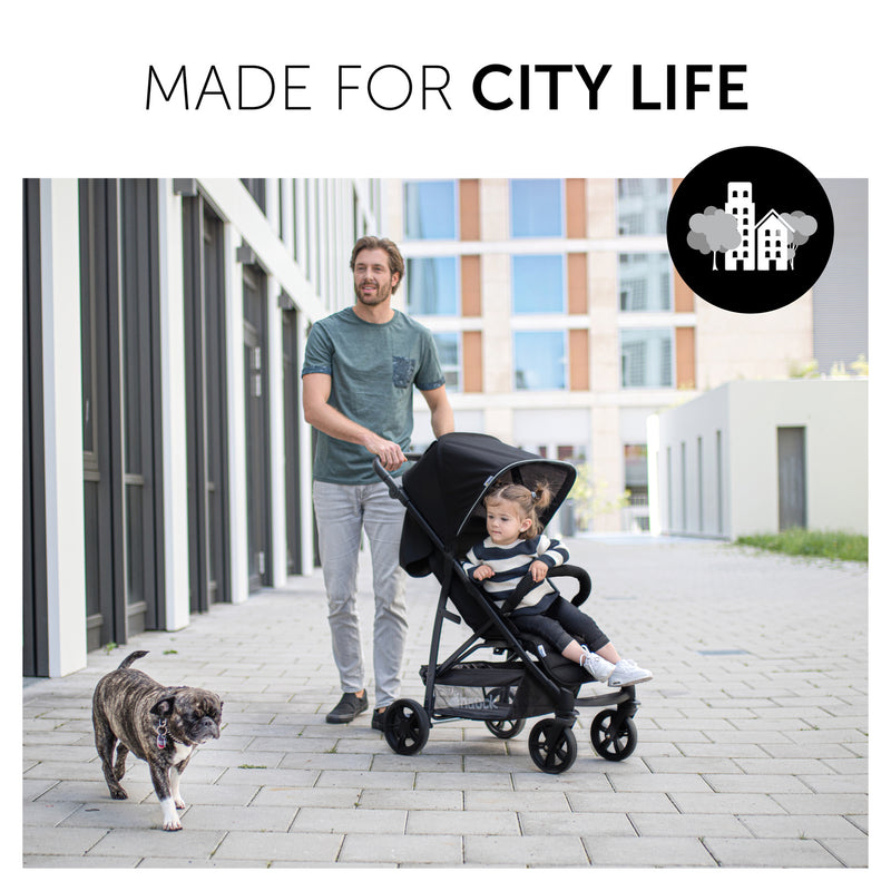 Hauck Rapid 4 Trioset Pushchair - Black