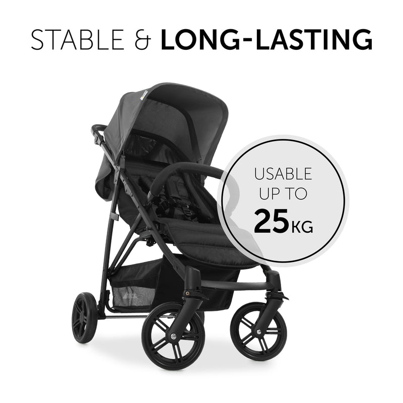 Hauck Rapid 4 Trioset Pushchair - Grey