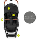 Hauck Pacific 4 Shop N Drive Pushchair Set - Caviar