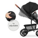 Hauck Pacific 4 Shop N Drive Pushchair Set - Caviar