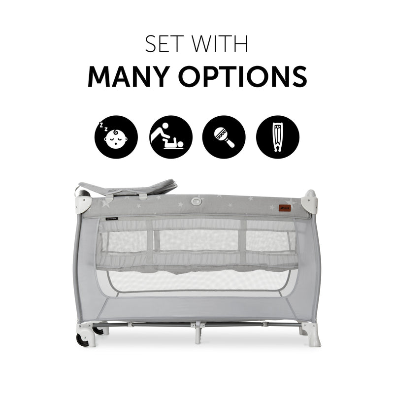 Hauck Travel Cot Sleep N Play Center - Stars