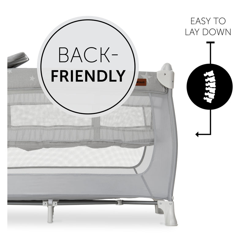 Hauck Travel Cot Sleep N Play Center - Stars