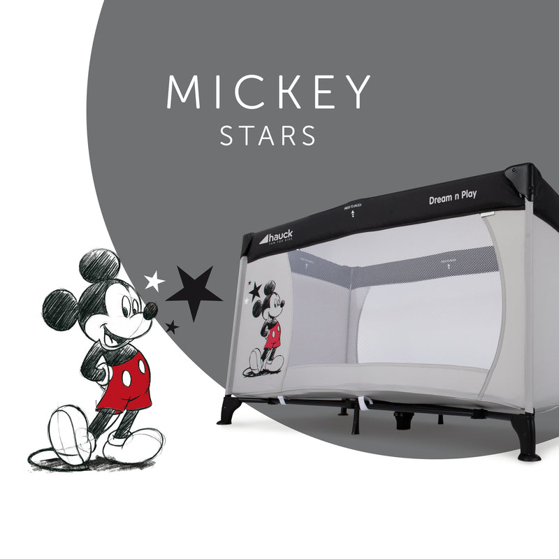 Disney Travel Cot Dream N Play - Mickey Stars