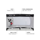 Disney Travel Cot Dream N Play - Mickey Stars