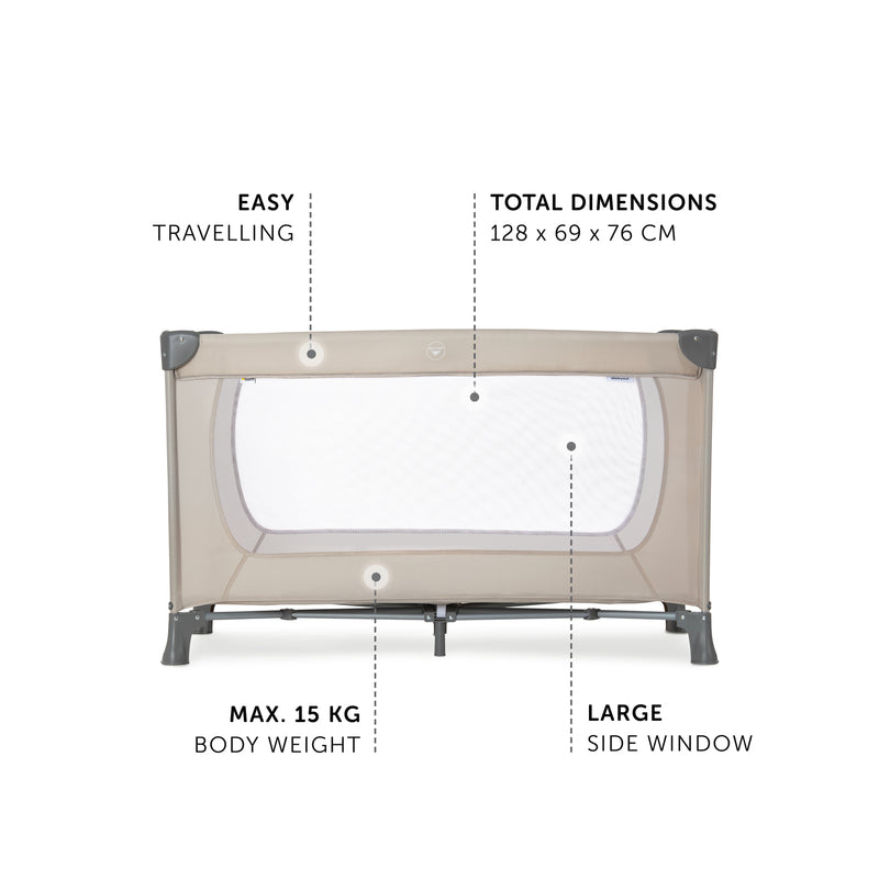 Hauck Travel Cot Dream N Play - Beige
