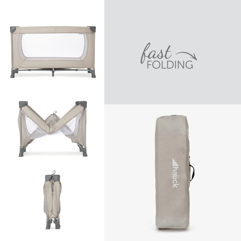 Hauck Travel Cot Dream N Play - Beige