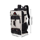 Modishion Off-White Expandable Backpack