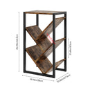 Livingandhome 5-Tier Floor Standing Tree Bookshelf Storage Rack