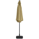 Patio Umbrella Large 3M Traditional Parasol with Plastic Base