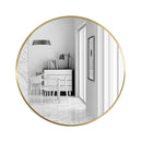 Cottonfy UK Round Bathroom Framed Mirror Wall Hanging