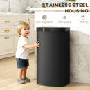 HOMCOM Automatic Kitchen Bin with Soft-Close Lid, 55L Sensor Wastebasket