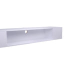 Livingandhome White Floating TV Stand