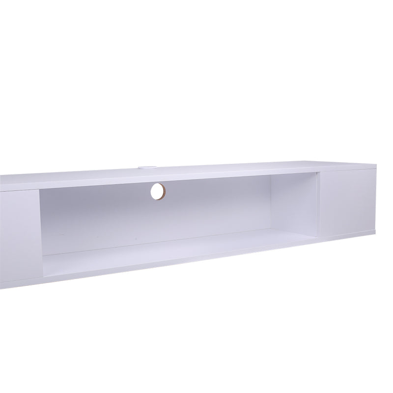 Livingandhome White Floating TV Stand