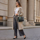 Modishion PU Leather Handbag Shoulder Bag with Adjustable Strap