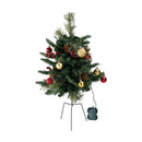 Lifeideas 2-Pack Artificial Christmas Trees with Decorations and LED Lights