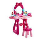 Kidkid Dressing Table Toy Set With Stool For Kids