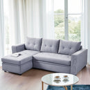 Livingandhome 3 Seat Upholstered Sofa Bed