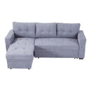 Livingandhome 3 Seat Upholstered Sofa Bed