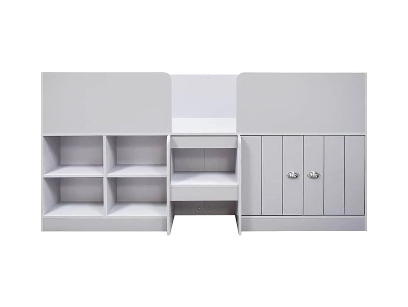 ORLANDO LOW SLEEPER SINGLE BED - DOVE GREY