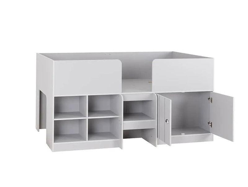 ORLANDO LOW SLEEPER SINGLE BED - DOVE GREY