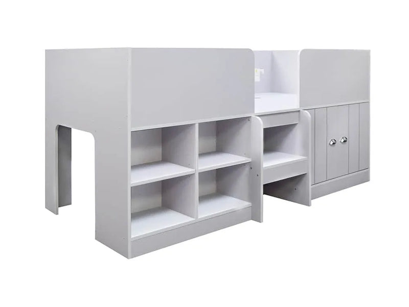 ORLANDO LOW SLEEPER SINGLE BED - DOVE GREY