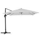 Garden Sanctuary Large Square Canopy Rotating Outdoor Cantilever Parasol